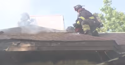 Milwaukee Fire crews battle large apartment blaze at Glendale border building