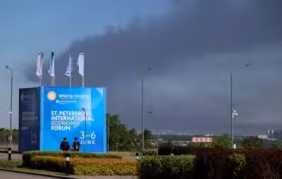 Saint Petersburg hit by unprecedented drone attack as forum ends