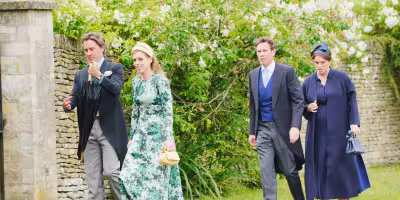 Princess Beatrice Eugenie Royal Gathering at Peter Phillips Wedding