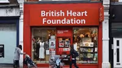 British Heart Foundation to close 150 Retail shops over two years