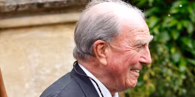 Captain Mark Phillips joins Peter Phillips wedding with Florence Standaert