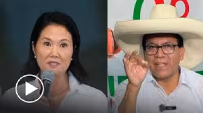 Elecciones Peru: Fujimori und Sánchez in einer engen Stichwahl