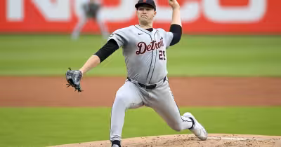 Tarik Skubal pitches for West Michigan Whitecaps in rehab start at LMCU Ballpark