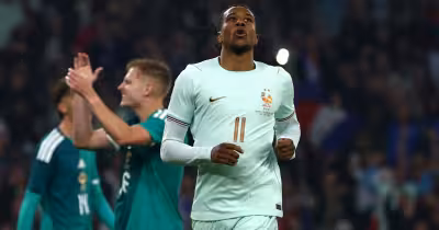 France Football: Michael Olise hat-trick fires France past Northern Ireland 3-1