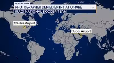 Iraq striker Aymen Hussein held seven hours at Chicago O'Hare