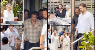 Kumod Raney funeral: Salman Khan seen crying at crematorium in Mumbai