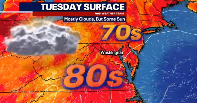 Dc Weather: Comfortable Tuesday before heat, humidity and storms return Wednesday