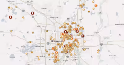 Xcel Energy Outage Map Shows 52,000+ Minnesota Customers Without Power