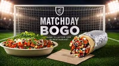 Chipotle Bogo set for June 11 soccer-jersey giveaway across three countries