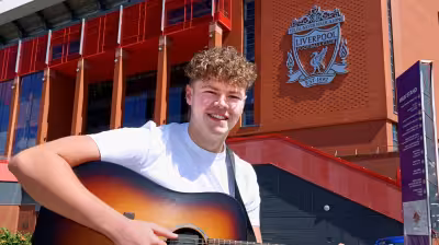 Liverpool musician Louis Gibney pushes for Zach Bryan Anfield stage spot