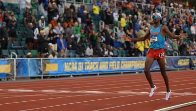 Habtom Samuel wins NCAA 10,000 title again with late kick
