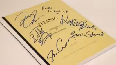 Leonardo Dicaprio Titanic script sells for £620 at auction