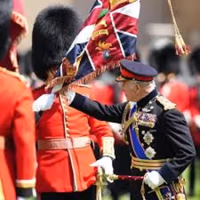 King Charles promotes three guardsmen ahead of Trooping The Colour parade