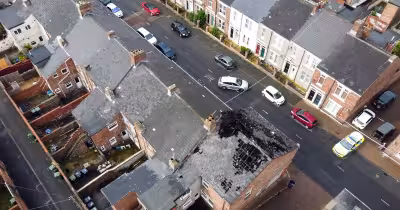 Gateshead fire leaves Windsor Avenue home a shell after late-night blaze