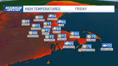 Weather In Boston: 22News Storm Team issues Friday Weather Alert for severe storms