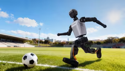 Boston Dynamics-style robot soccer demo draws attention after lab kicks dent wall