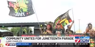 Juneteenth 2026 parade fills downtown Lake Charles with floats, kids and history