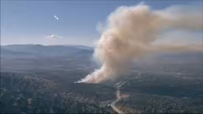 Fire Near Stevenson Ranch Prompts Shelter-in-Place as Crews Battle Brush Blaze