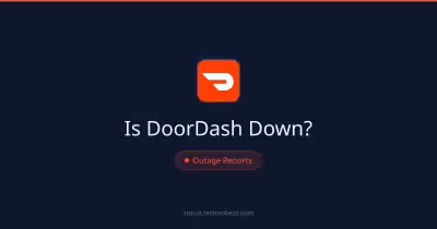 Is Doordash Down Right Now? Users Report Login Issues Today