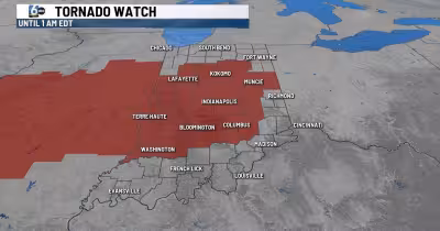Wcpo Weather: Tornado watch covers 47 Indiana counties through 1 a.m. EDT