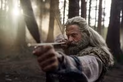 Hugh Jackman plays a weary Robin Hood in Michael Sarnoski’s dark new film