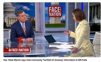 Margaret Brennan presses Mark Kelly on munitions strain after Iran war