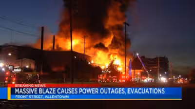 Allentown Fire Damages Seven Homes, Forces Evacuations on North Front Street