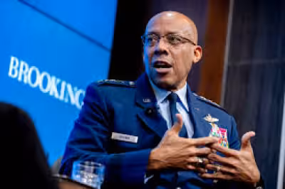 Charles Q. Brown Jr. warns military politics could weaken the force