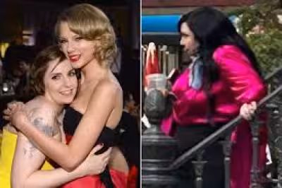 Lena Dunham's rehearsal dinner joke reportedly split guests at Swift and Kelce event