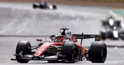 Charles Leclerc wins British Grand Prix as late safety car seals Silverstone