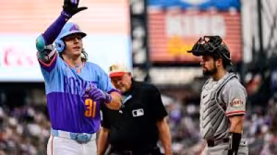 Rockies Score 15-3 rout of Giants behind Jake McCarthy's 6 RBIs