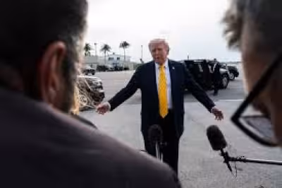 Eric Trump shows off Trump Force One at Donald J. Trump International Airport