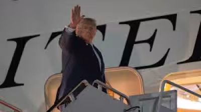 Trump Air Force One sent to UK for troops to tour, Trump says