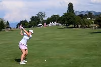Woad takes Evian Championship lead as Korda misses cut at +1