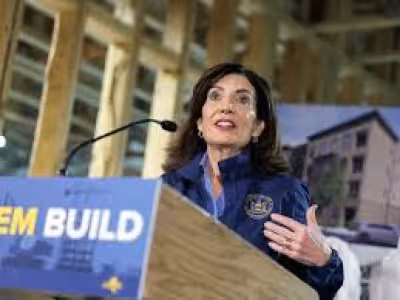 Kathy Hochul defends New York climate rollback as activists demand more