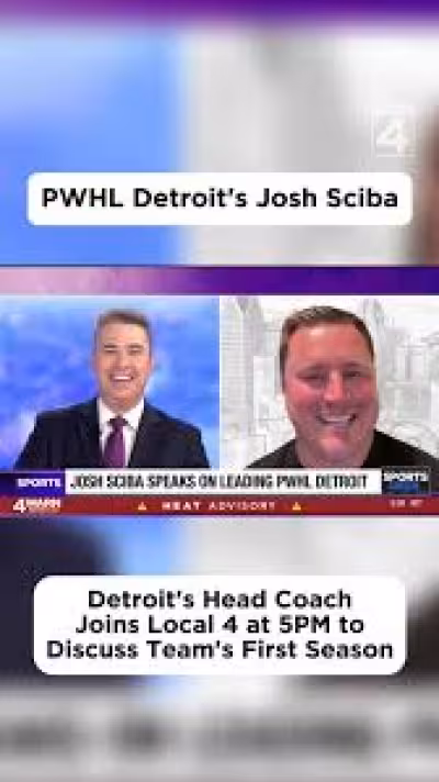 Steve Yzerman spotlight: Josh Sciba talks homecoming, PWHL Detroit build