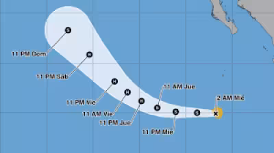 Tropical Cyclone Elida forms in Pacific, forecasters see hurricane strength by Thursday