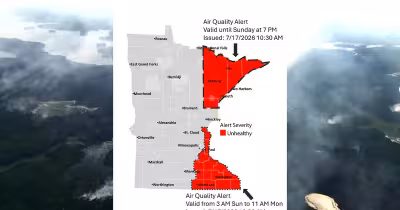 Canadian Wildfires Air Quality Worsens Across U.S. on Friday