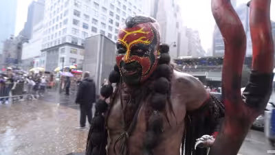 Danhausen’s Uncursing Parade in New York City turns toward The Boogeyman