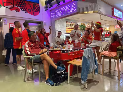 World Cup Final Soccer draws packed Spanish fan gatherings in New York City