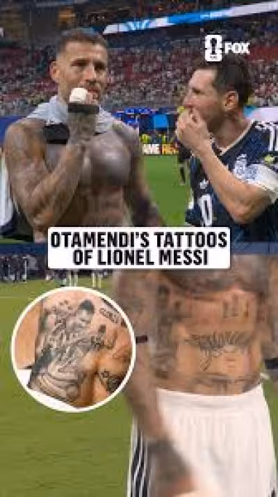 Nicolás Otamendi’s challenge nearly puts Lionel Messi in harm’s way before World Cup final