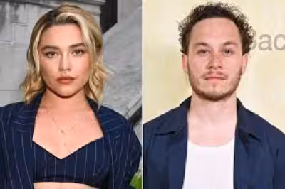 Florence Pugh and Finn Cole hold hands during New York City pizza outing