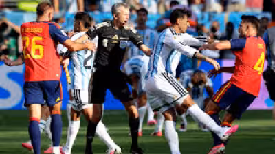 Roberto Ayala as Fifa opens probe into Spain-Argentina final melee
