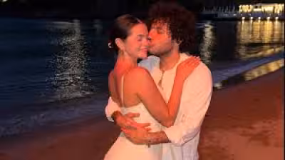 Selena Gomez White Lace Dress Steals the Spotlight on Beach Night with Benny Blanco