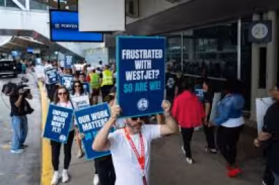 Westjet flight attendants walk off job as pay fight raises bigger labour questions