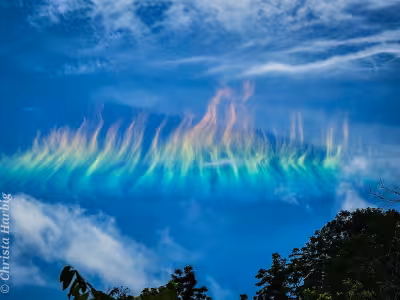West Virginia Fire Rainbow photo named NASA's APOD for August 2, 2026