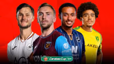 Adrian Segecic puts Portsmouth ahead of West Ham in Carabao Cup first round