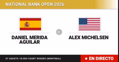 Daniel Mérida Aguilar takes first set before Alex Michelsen pulls level in Montreal