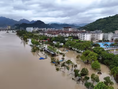 Typhoon Dolphin forces mass evacuations as Shanghai logs record rain
