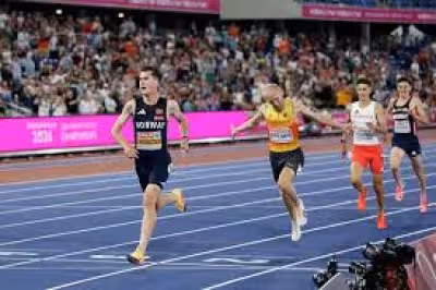 Ingebrigtsen storms back to retain European 5000m title in Birmingham
